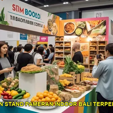 desain stand pameran indoor bali terpercaya